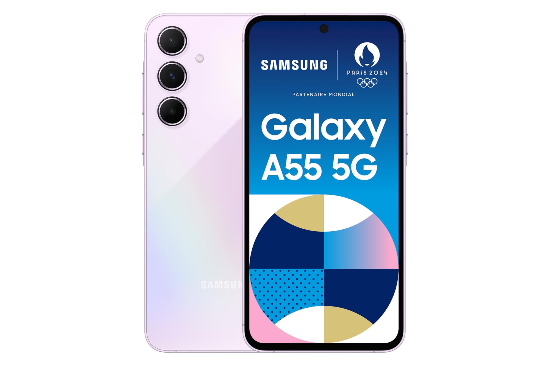 Samsung Galaxy A55 Smartphone 256GB 5G Lilac : Amazon.com.be